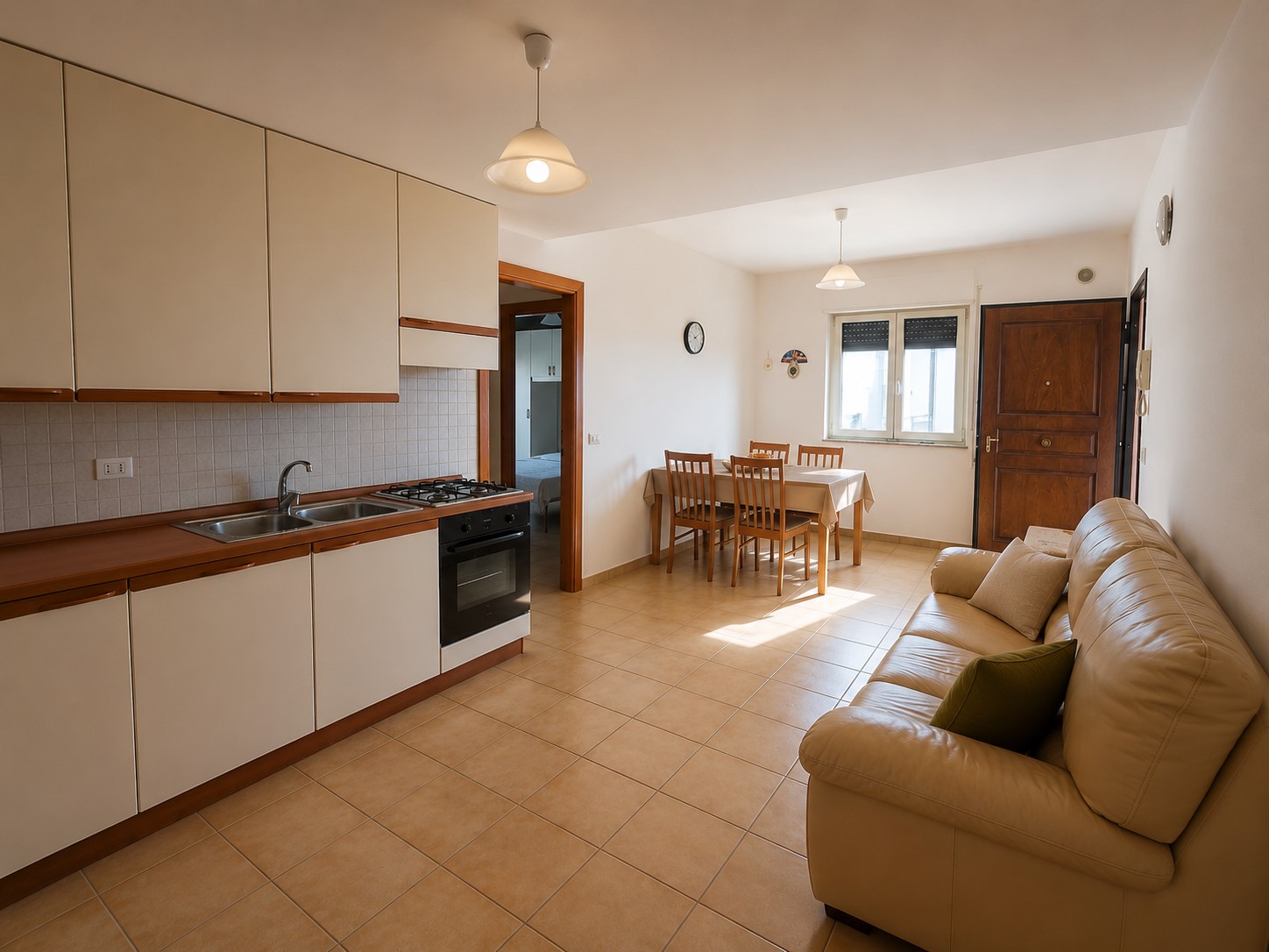 cucina Appartamenti piano terra in via Pescara