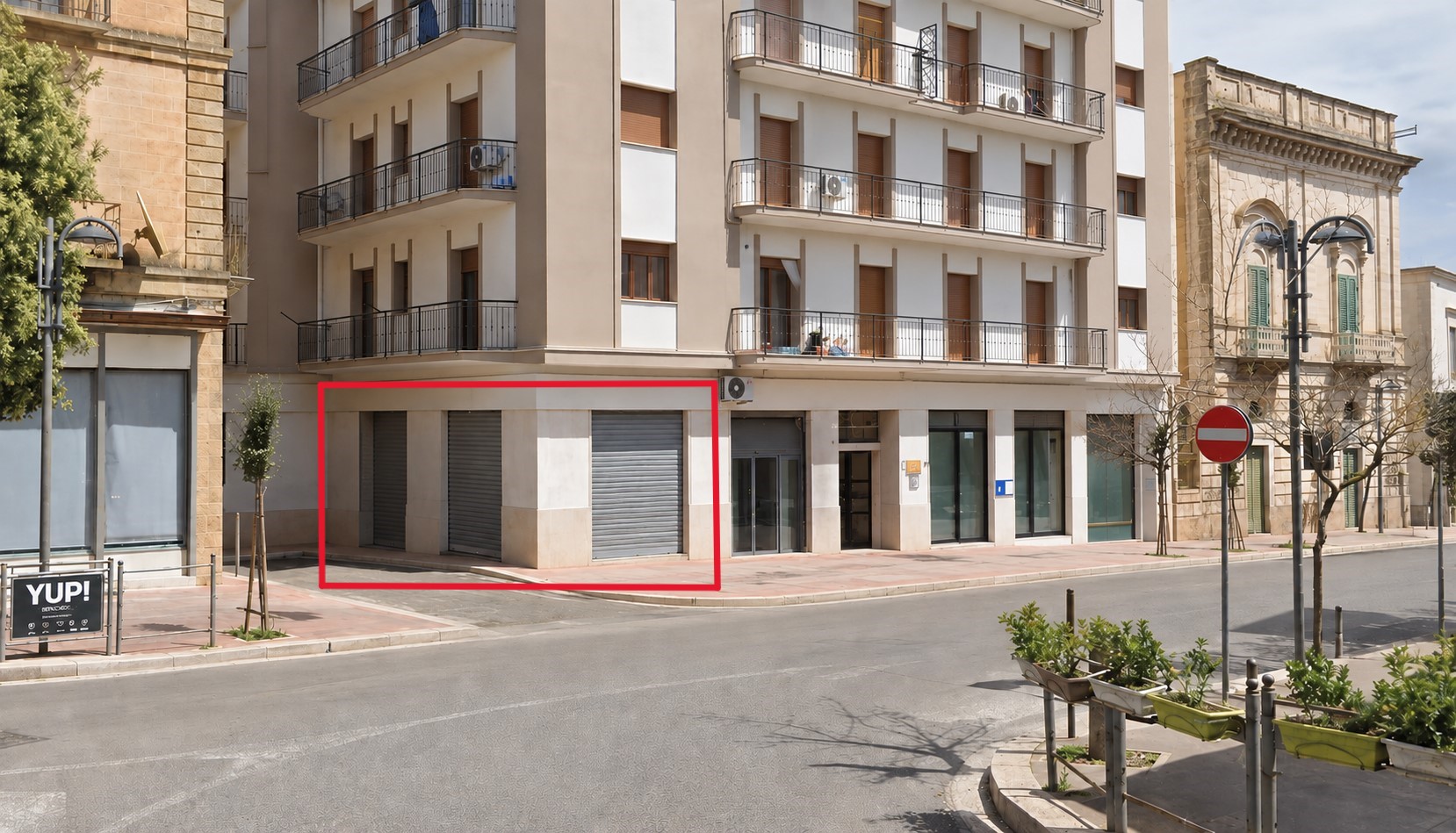 evid Locale commerciale in via G. Matteotti